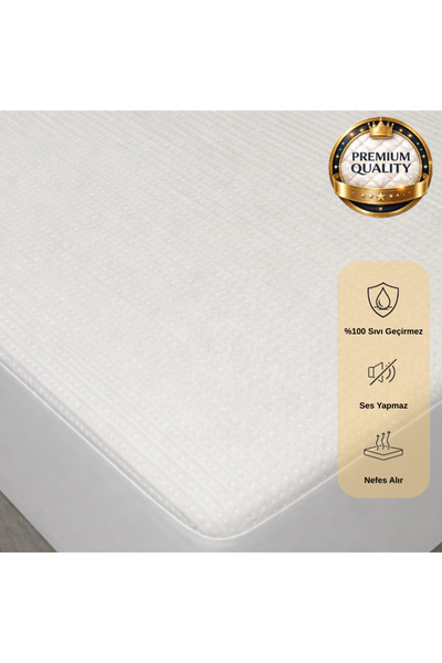 Elzenor Prestige %100 Sıvı Geçirmez Fitted Yatak Alezi | Tek-Çift Kişilik | B...