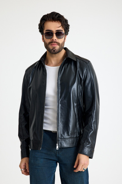 Franko Armondi Erkek Bomber Deri Ceket – E25-K-909-BB-YK-KEM