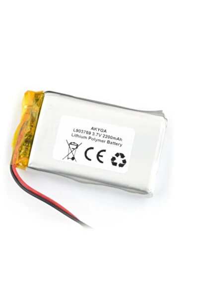 OEM Acumulator litiu polimer 06034 2200mAh 1S 3.7V cablu 50mm 59x37x9mm bater...
