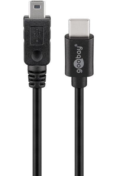 OEM Καλώδιο USB 2.0 από USB τύπου C αρσενικό σε Mini USB αρσενικό 0.5m Χάλκιν...