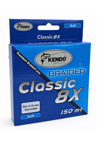 Kendo Classic 8X 150m Blue Braided Line 0.08mm
