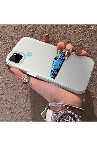 Hontinga حافظة هاتف Realme C25Y متوافقة مع السيليكون بنمط BMW ذات حافة صلبة و...