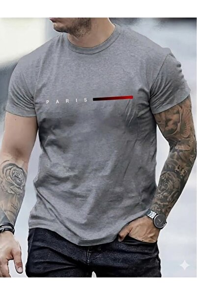 YK WEAR T-SHIRT ΛΕΠΤΟ ΜΕ ΣΤΑΜΠΑ ΠΑΡΙΣΙΟΥ ΓΥΝΑΙΚΕΙΟ / ΑΝΔΡΙΚΟ