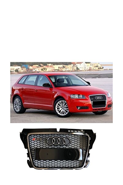 X POWER TUNİNG audi a3 8p (2008-2012) uyumlu krom-siyah rs3 panjur