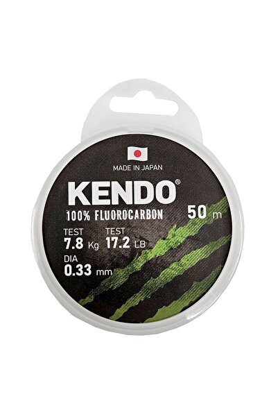 Kendo 100% Fluorocarbon White 50m Misina 0.28mm