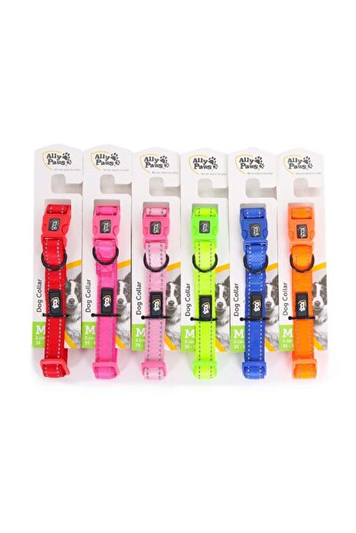 M-PETS ALLY PAWS DOG COLLAR MEDIUM 2CMX35-50CM