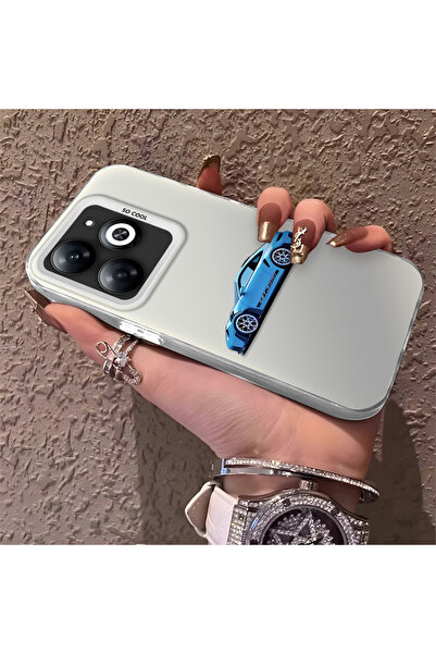 Hontinga حافظة هاتف Infinix Hot 40i متوافقة مع السيليكون بنمط BMW ذات حافة صل...