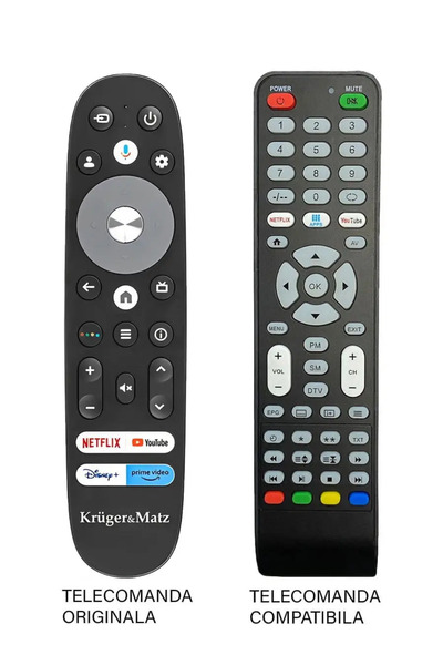 OEM Telecomanda inlocuitoare compatibila TV Kruger&Matz 0243-FHD cod ER 9473 ...