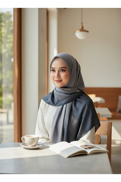 Onur Scarf - New Soft Fabric Gradient Color Transition Seasonal Fabric Produc...