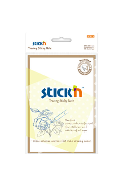 Stickn Notițe autoadezive transparente Stick'n (Calc) 101 x 152 mm, 30 de coli