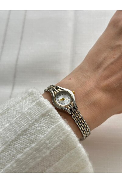 MERW Fergie Model Gold Silver Color Metal Cord Vintage Series Women Wrist Watch