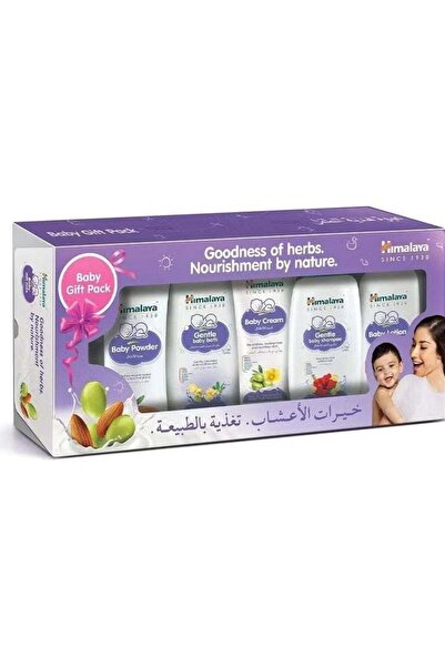 Himalaya مجموعة هدايا للعناية بالطفل تحتوي على شامبو للأطفال، كريم للأطفال، ل...
