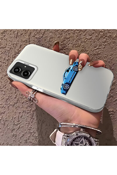 Hontinga حافظة هاتف سامسونج جالاكسي A06 متوافقة مع السيليكون بنمط BMW ذات حاف...