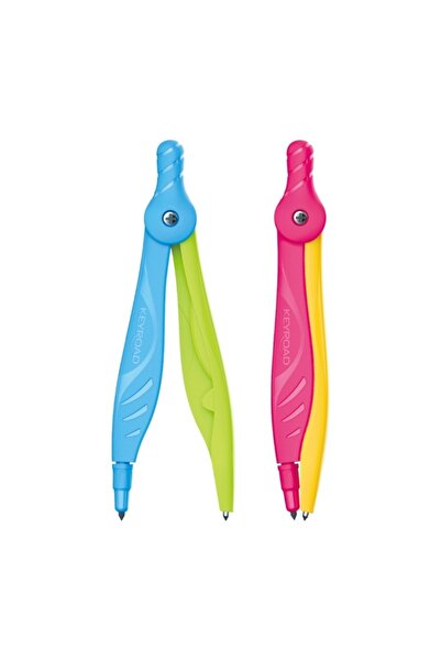 KEYROAD Πλαστική παραμάνα Compas cu mina Flow, KR971533, 1 κουτί μπουκάτα/bli...