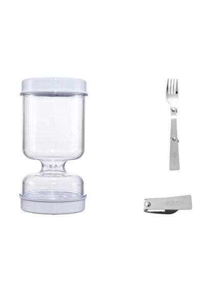 Choice1 other other 1set 1/2set kles Jar With Forks Dry and Wet Dispenser kle...