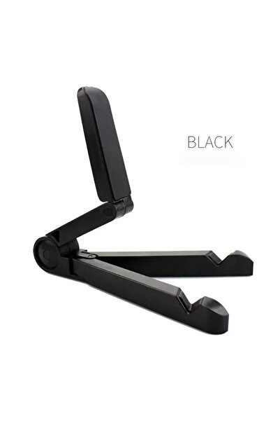 Choice1 black Portable Folding Tablet Holder Phone Desktop Plastic Holder Mul...