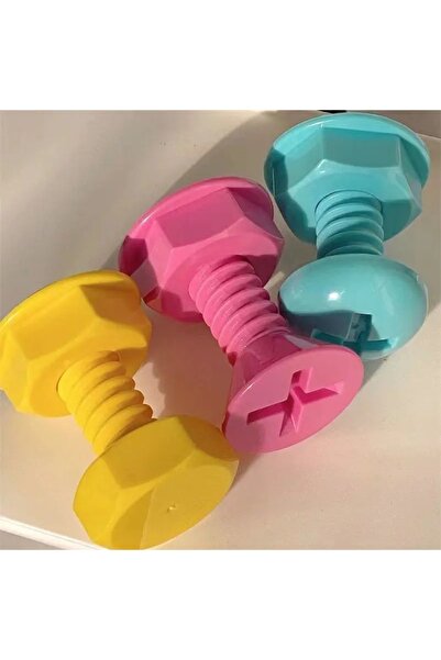 Choice 1set 3PCS Creative Colorful Screw Self-adhesive Hook Cute Cartoon Stic...