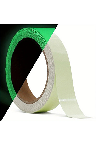 Choice لفة واحدة من شريط الأمان المضيء ذاتي اللصق باللون الأخضر، شريط زخرفي م...