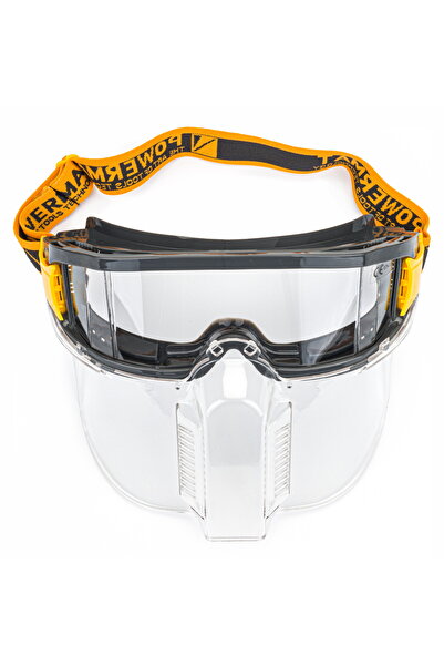 Powermat Safety glasses with ventilated mask, PM0793
