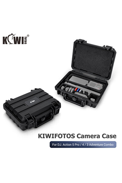 Choice حقيبة صلبة سوداء محمولة مقاومة للماء، متوافقة مع كاميرا DJI Osmo Actio...