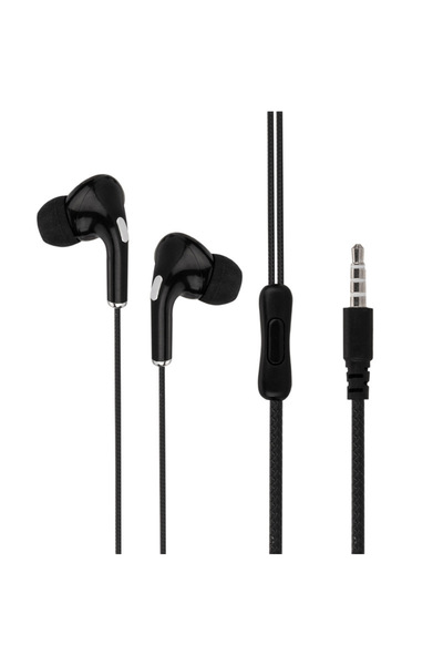 Choice Black Universal 3.5mm Wired Earphone HiFi Stereo In-Ear Headset Sport ...