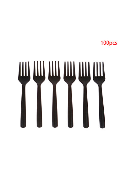 Choice1 Transparent 100Pcs Clear Transparent Forks For Party Sticks ks Skewer...