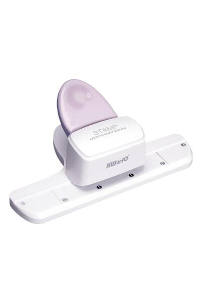 Choice آلة نقش وختم يدوية بيضاء ♥، أداة ثقب ورق يدوية لأعمال السكرابوكينغ وصن...