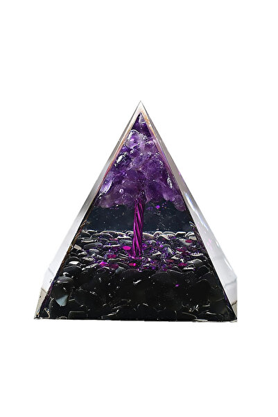 Choice قطعة واحدة من هرم الأورغونيت، هرم شجرة الحياة من الجمشت واللازورد، هرم...