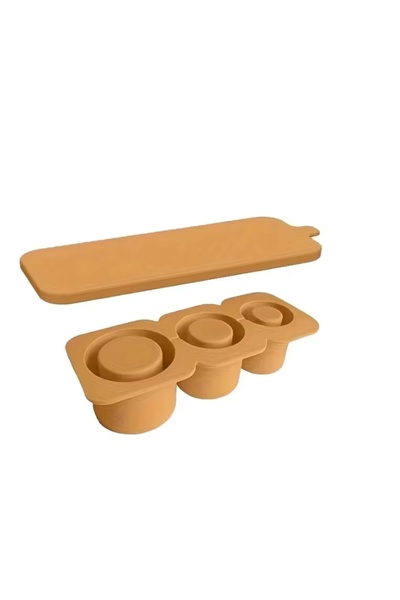 Choice3 GRAY Ice Grid Mold Silicone Ice Cube Mold Water Cup Non Stick Summer ...