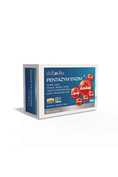 Dellavita Pentazym Enzyme 60 Capsules