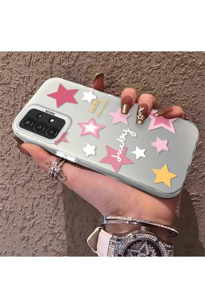 Hontinga حافظة هاتف سامسونج جالاكسي A13 متوافقة مع نجوم ملونة من السيليكون ذا...