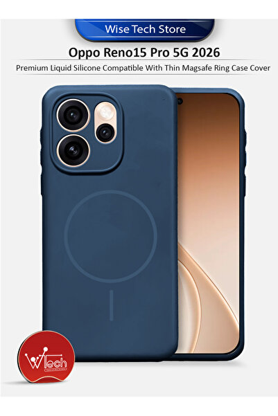Wtech Oppo Reno15 Pro 5G 2026 Premium Liquid Silicone Compatible With Thin Ma...