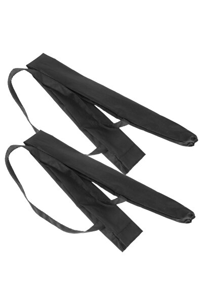 Choice Black 2 Pcs Sun Umbrella Cover Protective Protector Long Storage Bag C...