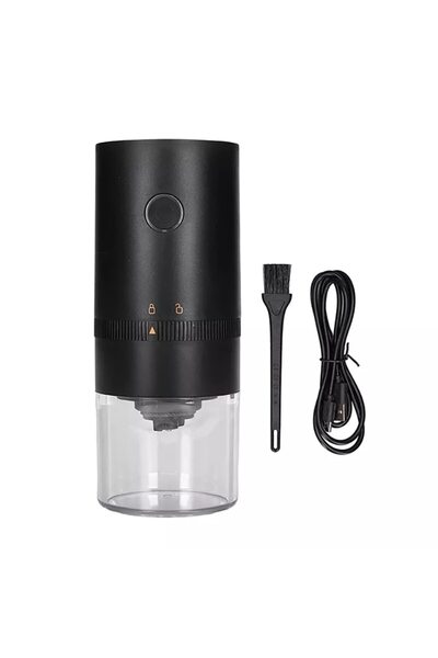 choice2 ABS black Electric Coffee Grinder LED Display Baking Paint Pulverizer...