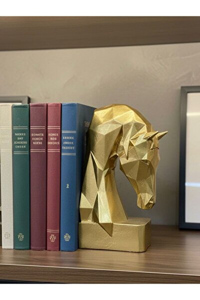 Mirsa Global Decorative Book Holder with Cubit Horse Figurine