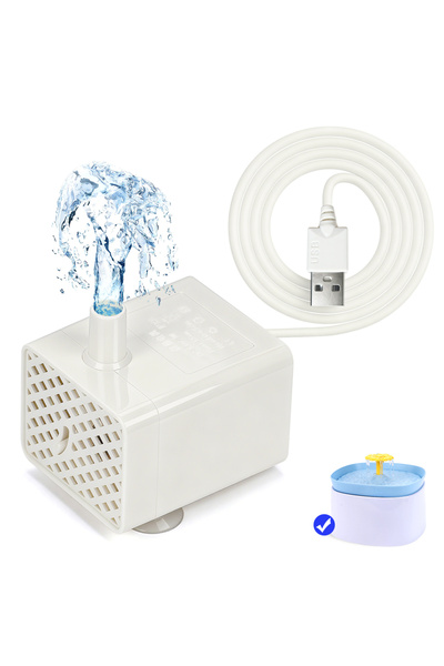 Choice1 White Water Pump Pet Cat Water Dispenser Anti Dry Burning Motor Repla...