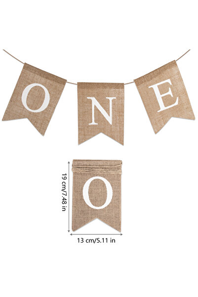 choice2 مستلزمات حفل استقبال المولود الجديد من الخيش الجوت، زينة على شكل إكلي...