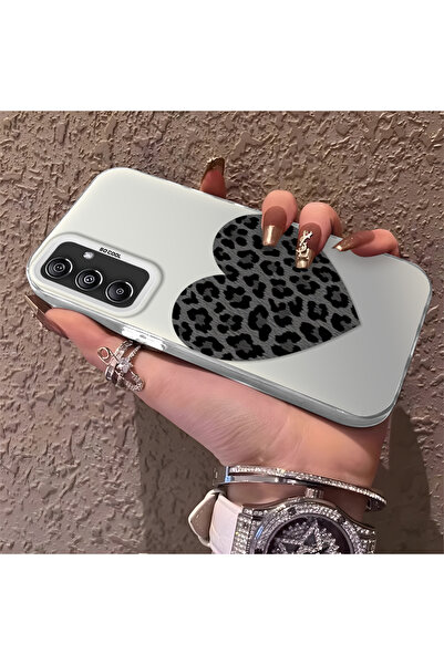 Hontinga حافظة هاتف سامسونج جالاكسي M34 متوافقة مع حافة السيليكون الصلبة ومضا...