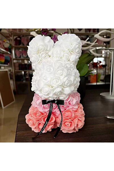 Choice1 وردة أرنب اصطناعية دائمة متعددة الألوان، قطعة واحدة، 25 سم، هدية روما...