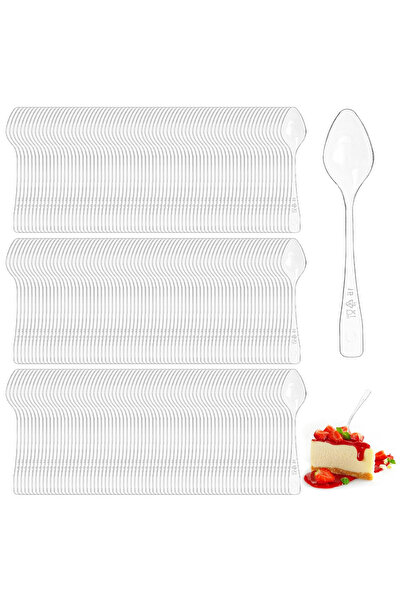 Choice ١٠٠ قطعة من أنابيب التقديم البلاستيكية الصغيرة الشفافة للاستخدام مرة و...