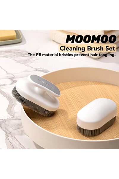 Choice فرشاة تنظيف ناعمة الشعيرات، قطعتان، لون أخضر، فرشاة سيليكون لإزالة بقع...