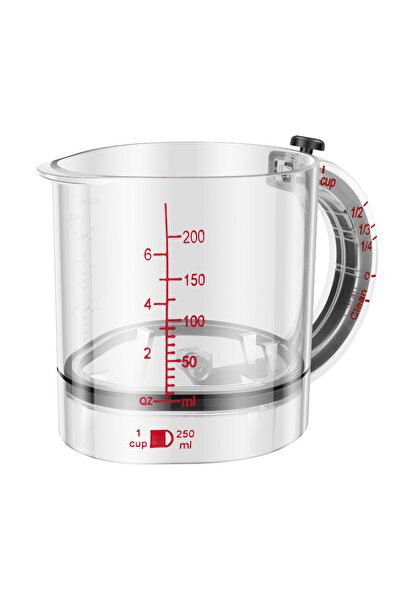Choice transparent Adjustable Measuring Cup Multi-functional 4in1 Push Type M...
