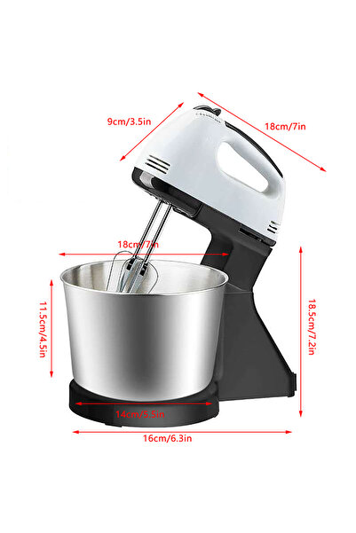 Choice White With 5 Stainless Steel Accessories Whisk Handmixer Electric Hand...