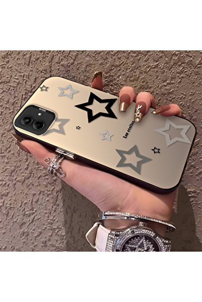 Hontinga حافظة هاتف سامسونج جالاكسي A03 متوافقة مع نمط النجوم من السيليكون ذا...