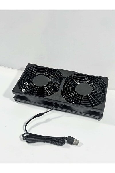 Choice مروحة يحافظ على البرودة سوداء لجهاز التوجيه، مناسبة لأجهزة الكمبيوتر ا...
