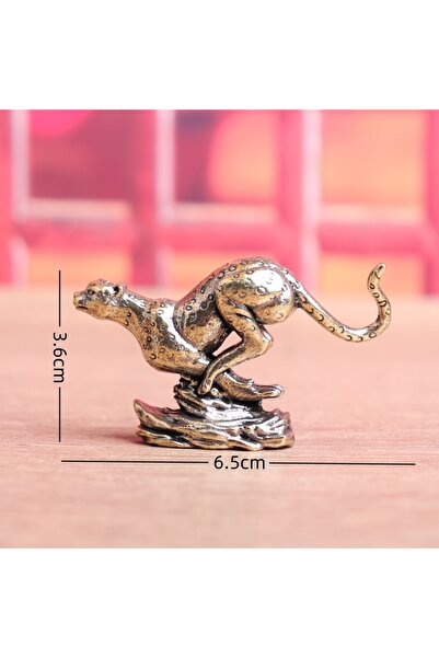 Choice A Running Money Leopard Figure Home Decor Retro Home Decoration Deskto...