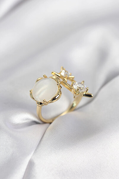 esplendor Gold Color Polar Star Model Women's Ring