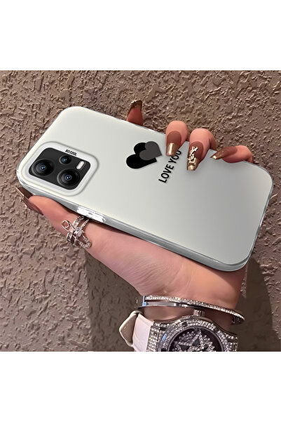 Hontinga حافظة هاتف Poco X5 5G متوافقة مع نمط القلب من السيليكون ذات حافة صلب...