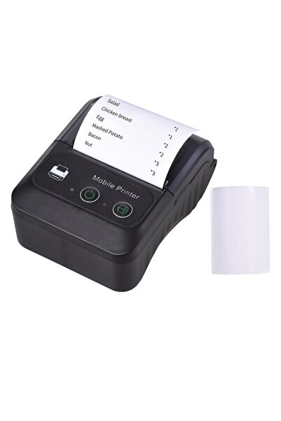 Choice black 【Sale】Thermal Receipt Printer 58mm Bluetooth USB Portable Restau...