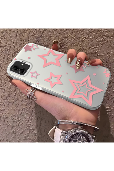 Hontinga حافظة هاتف سيليكون متوافقة مع هاتف سامسونج جالاكسي A03، مزينة بنمط ا...